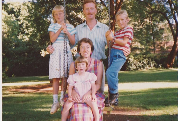 Briggs Family The Briggs family on a swing in Kenya early 1990's